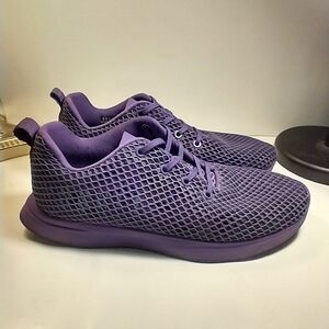 NOBULL Purple Diamond Mesh Runner Shoes Women's sz 11.5/ Men's sz 10.